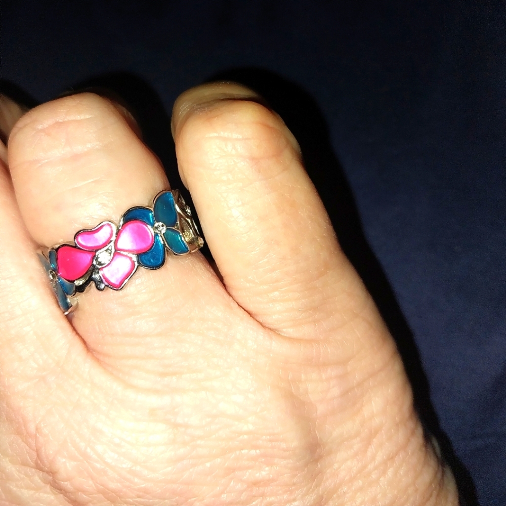 Colorful Butterfly Ring